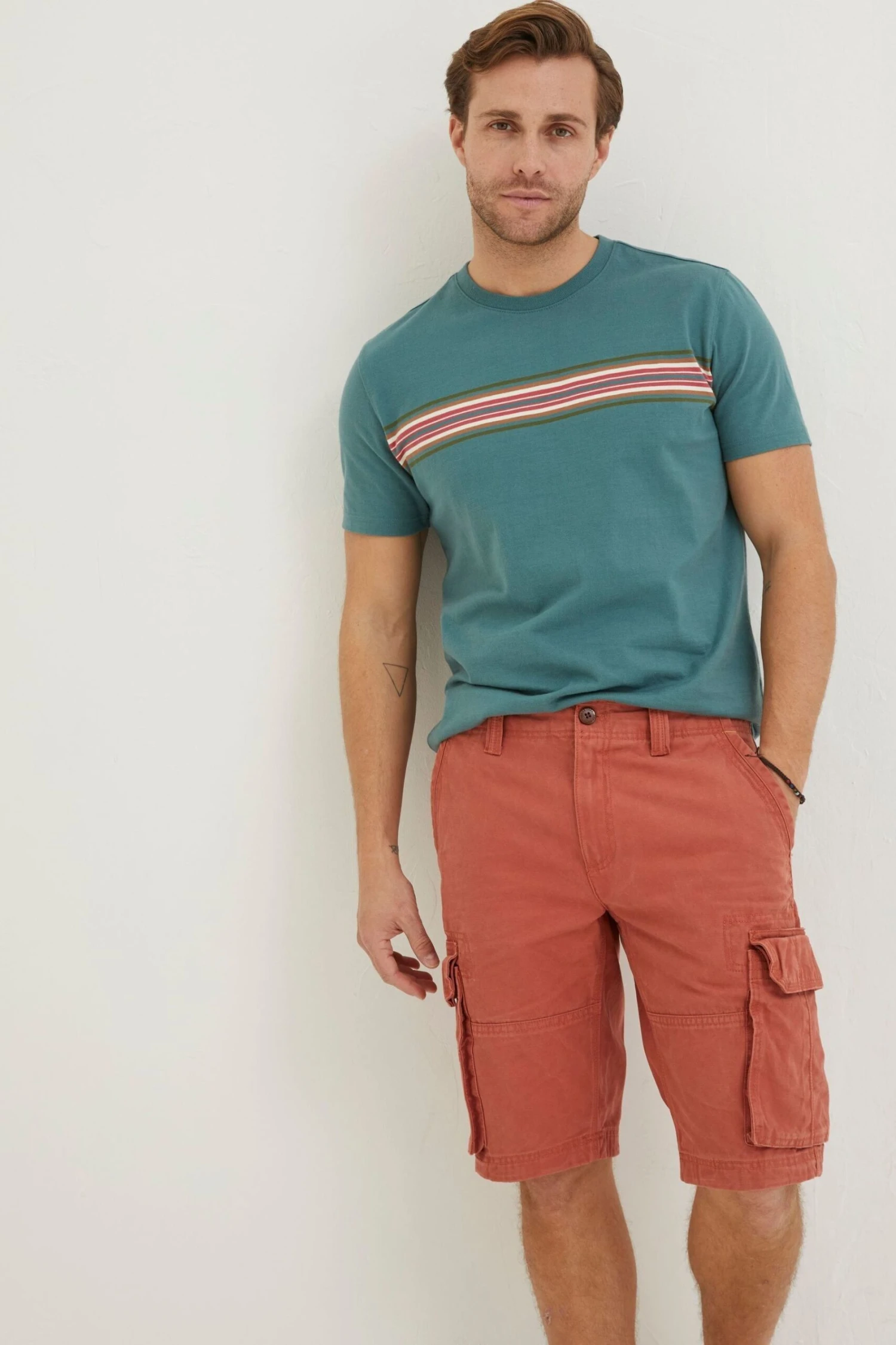 FatFace Orange Breakyard Cargo Shorts 3 FatFace Orange Breakyard Cargo Shorts