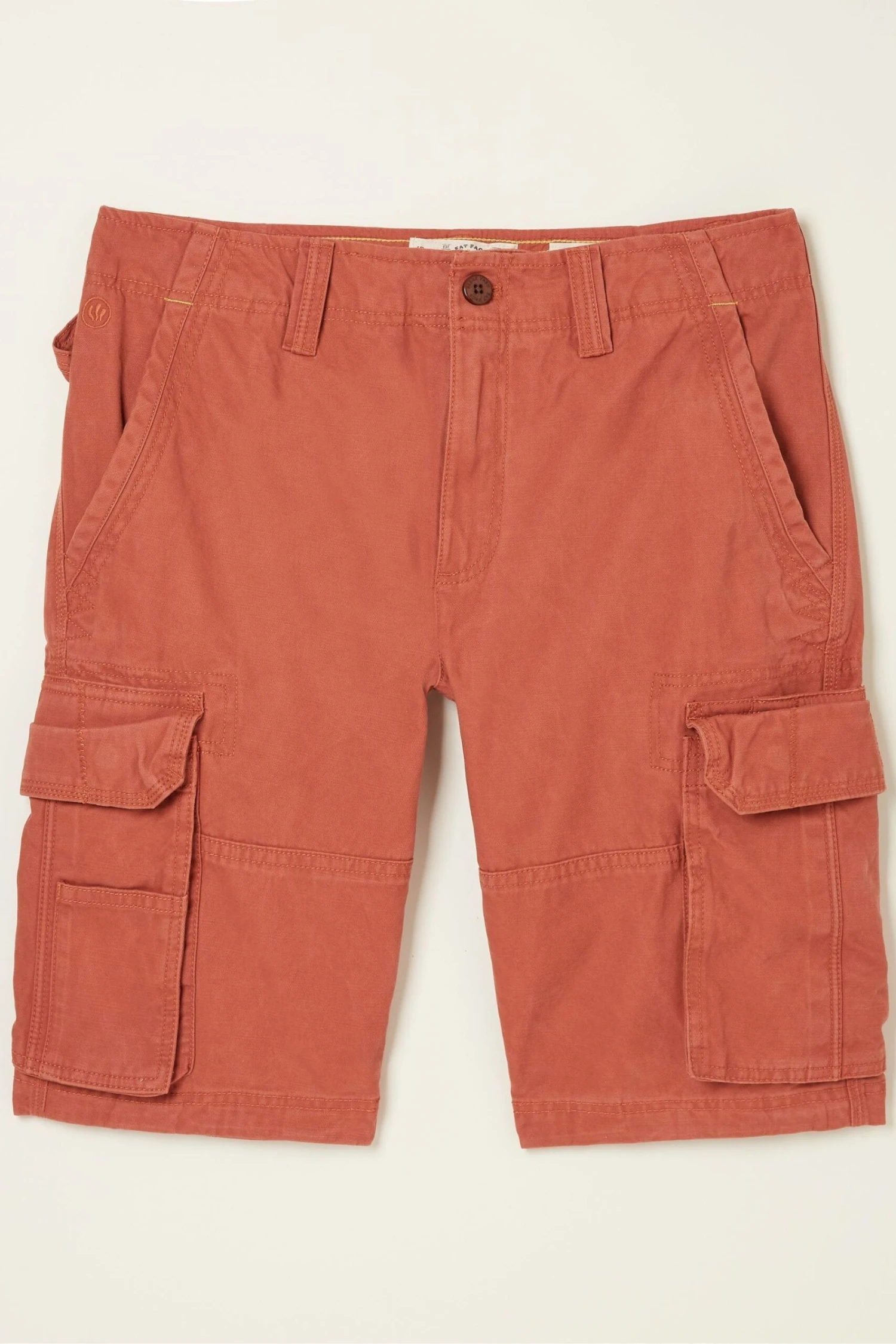 FatFace Orange Breakyard Cargo Shorts 6 FatFace Orange Breakyard Cargo Shorts - Image 4