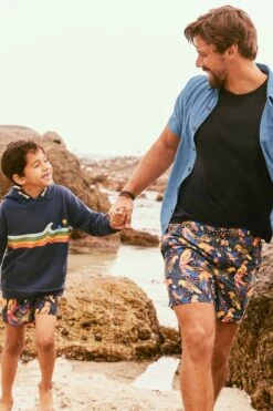 FatFace Natural Parrot Swim Shorts -Fat Face Shop M88831s5