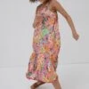 FatFace Pink Rosa Floral Print Dress 2 FatFace Pink Rosa Floral Print Dress -Fat Face Shop M88833s