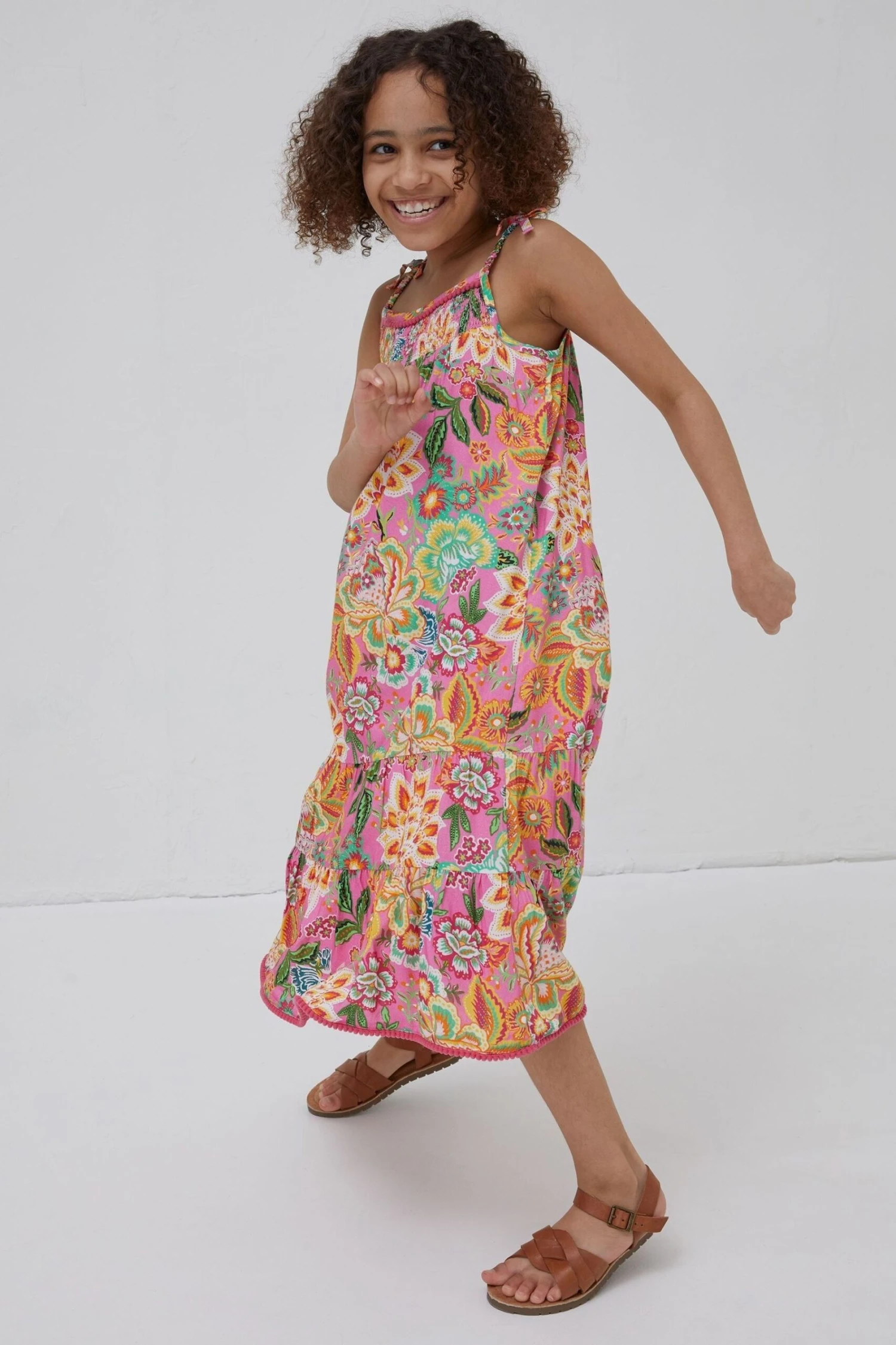 FatFace Pink Rosa Floral Print Dress 3 FatFace Pink Rosa Floral Print Dress