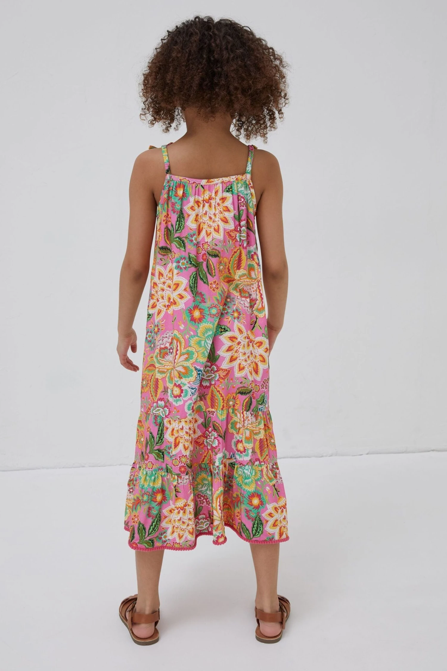 FatFace Pink Rosa Floral Print Dress 4 FatFace Pink Rosa Floral Print Dress - Image 2