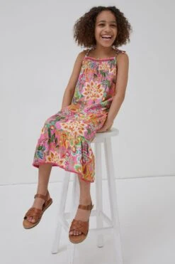 FatFace Pink Rosa Floral Print Dress 9 FatFace Pink Rosa Floral Print Dress -Fat Face Shop M88833s3