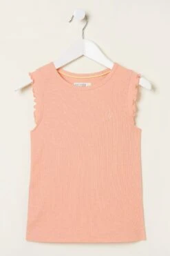 FatFace Orange Rib Jersey Vest 3 Pack -Fat Face Shop M88840s3