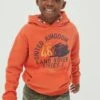 FatFace Orange Land Rover Popover Hoodie -Fat Face Shop M88845s