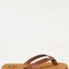 FatFace Emmy Lasercut Brown Flip Flops -Fat Face Shop M89696s