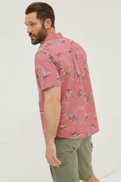 FatFace Pink Paradise Print Shirt -Fat Face Shop M90 794s5