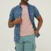 FatFace Blue Pineham Print Shirt -Fat Face Shop M90804s