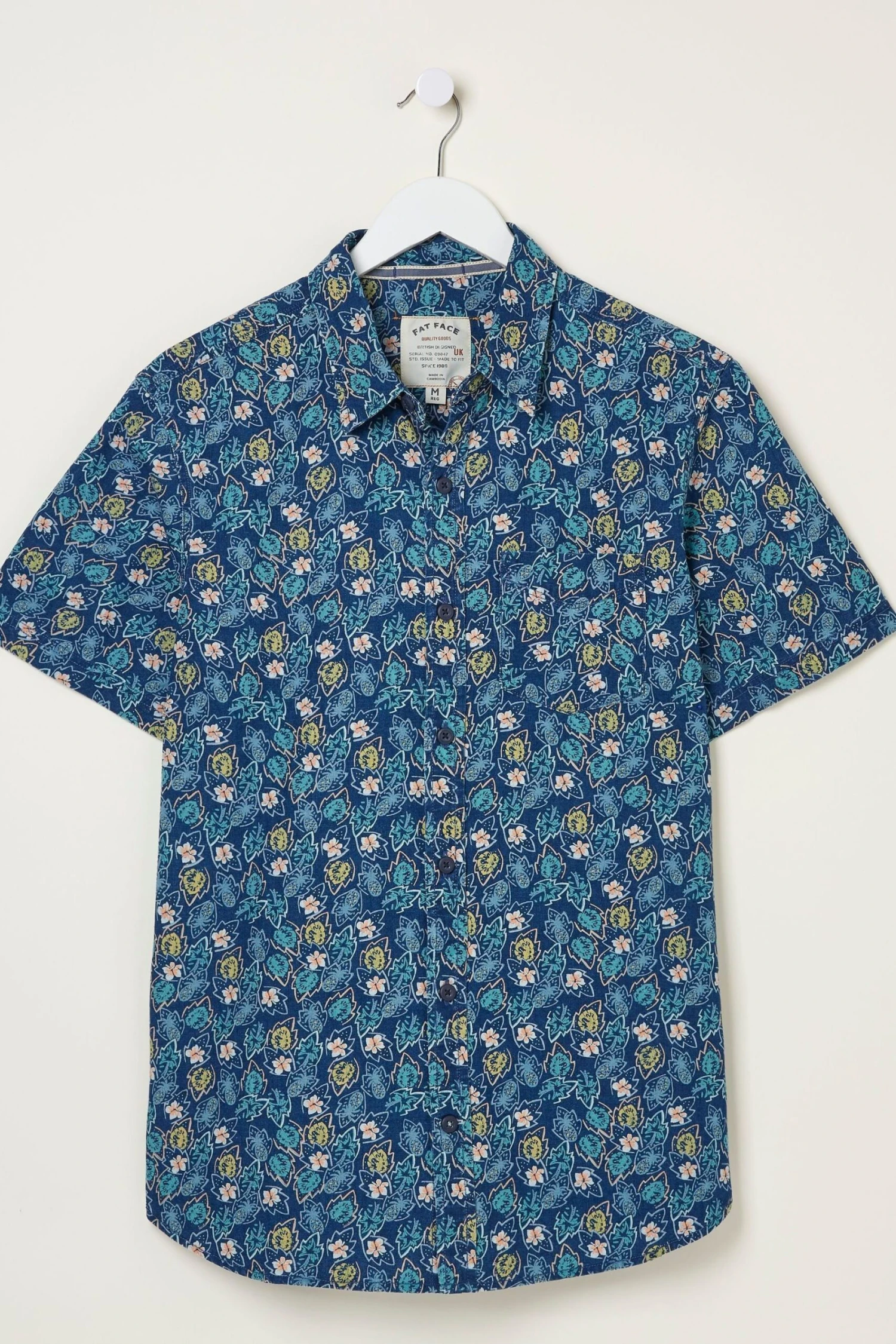 FatFace Blue Pineham Print Shirt 6 FatFace Blue Pineham Print Shirt - Image 4