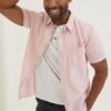 FatFace Pink Bugle Micro Stripe Shirt