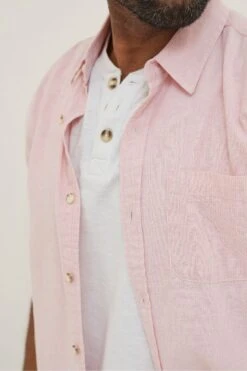 FatFace Pink Bugle Micro Stripe Shirt -Fat Face Shop M90896s3