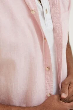 FatFace Pink Bugle Micro Stripe Shirt -Fat Face Shop M90896s4