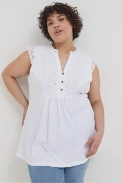 FatFace Jessica Embroidered Tunic Top -Fat Face Shop M91836s5