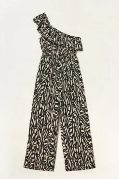 FatFace Stella Painstroke Black Jumpsuit -Fat Face Shop M91932s6