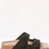 FatFace Meldon Double Strap Black Sandals -Fat Face Shop N00026s