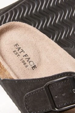 FatFace Meldon Double Strap Black Sandals -Fat Face Shop N00026s3