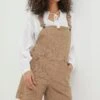 FatFace Natural Shortie Canvas Dungaree 1 FatFace Natural Shortie Canvas Dungaree -Fat Face Shop N05403s