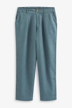 FatFace Blue Portloe Cropped Trousers -Fat Face Shop T49387s5