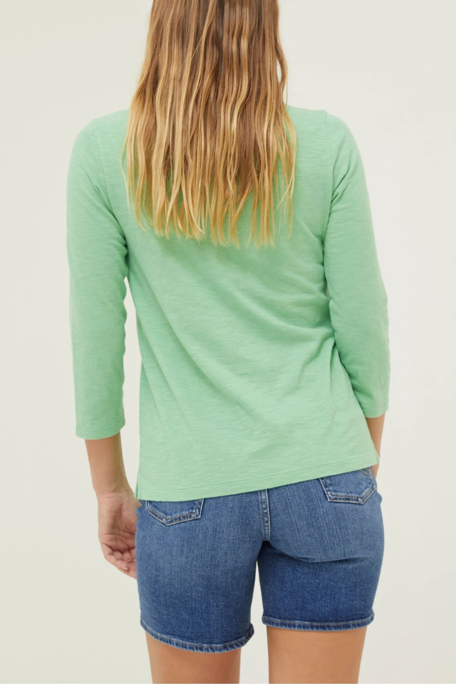 FatFace Green Porter Organic Cotton T-Shirt 4 FatFace Green Porter Organic Cotton T-Shirt - Image 2