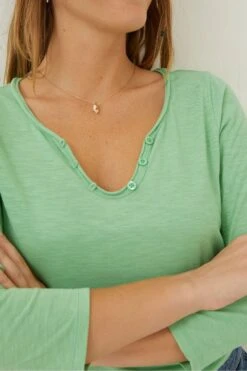 FatFace Green Porter Organic Cotton T-Shirt 8 FatFace Green Porter Organic Cotton T-Shirt -Fat Face Shop T49401s3