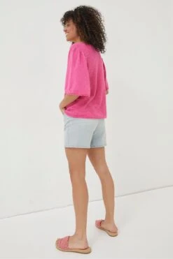 Angela Orange V-Neck Knitted Top -Fat Face Shop T49427s5