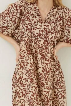 FatFace Scarlett Floral Brown Dress 11 FatFace Scarlett Floral Brown Dress -Fat Face Shop T49469s4
