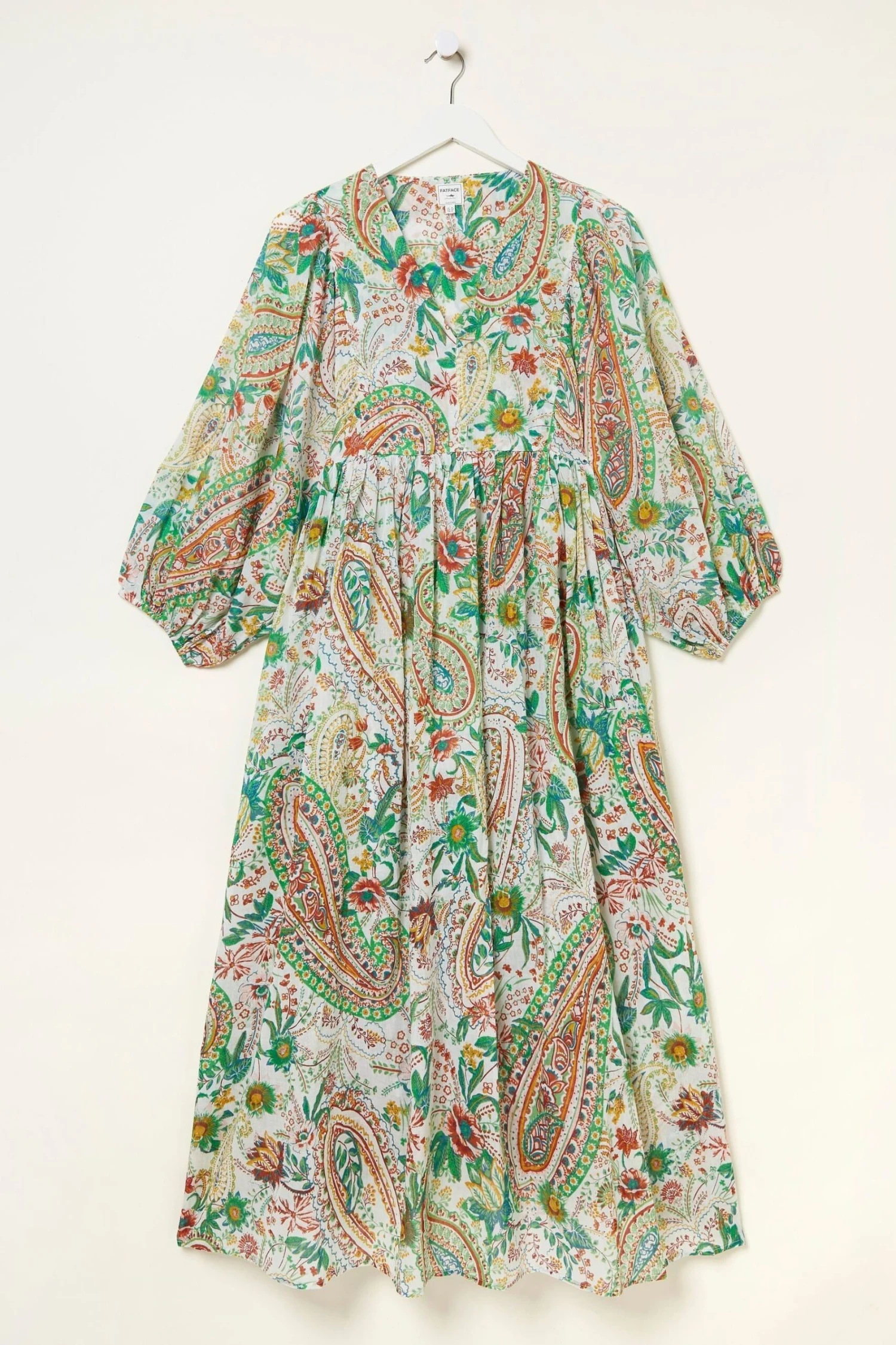 FatFace Natural Jocelyn Paisley Maxi Dress 7 FatFace Natural Jocelyn Paisley Maxi Dress - Image 5