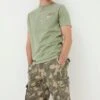 FatFace Green Breakyard Camo Cargo Shorts