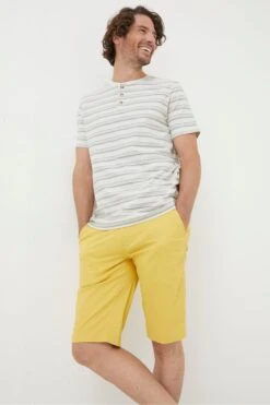 FatFace Yellow Mawes Chino Shorts