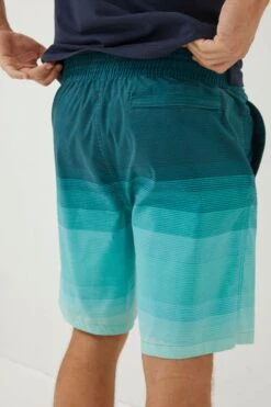 FatFace Green Camber Ombre Swim Shorts -Fat Face Shop T51422s3