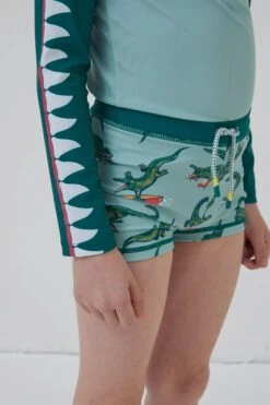 FatFace Green Carter Crocodile Trunk -Fat Face Shop T52 351s3