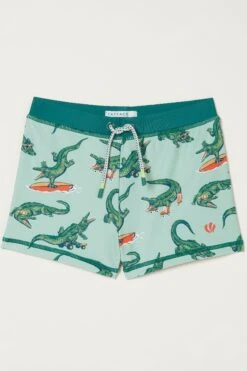 FatFace Green Carter Crocodile Trunk -Fat Face Shop T52 351s4