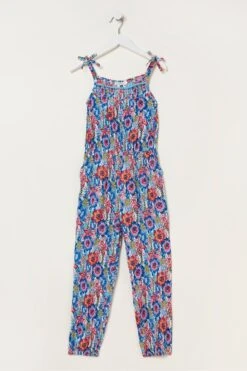 FatFace Pink Tropical Print Jumpsuit 9 FatFace Pink Tropical Print Jumpsuit -Fat Face Shop T52 398s4