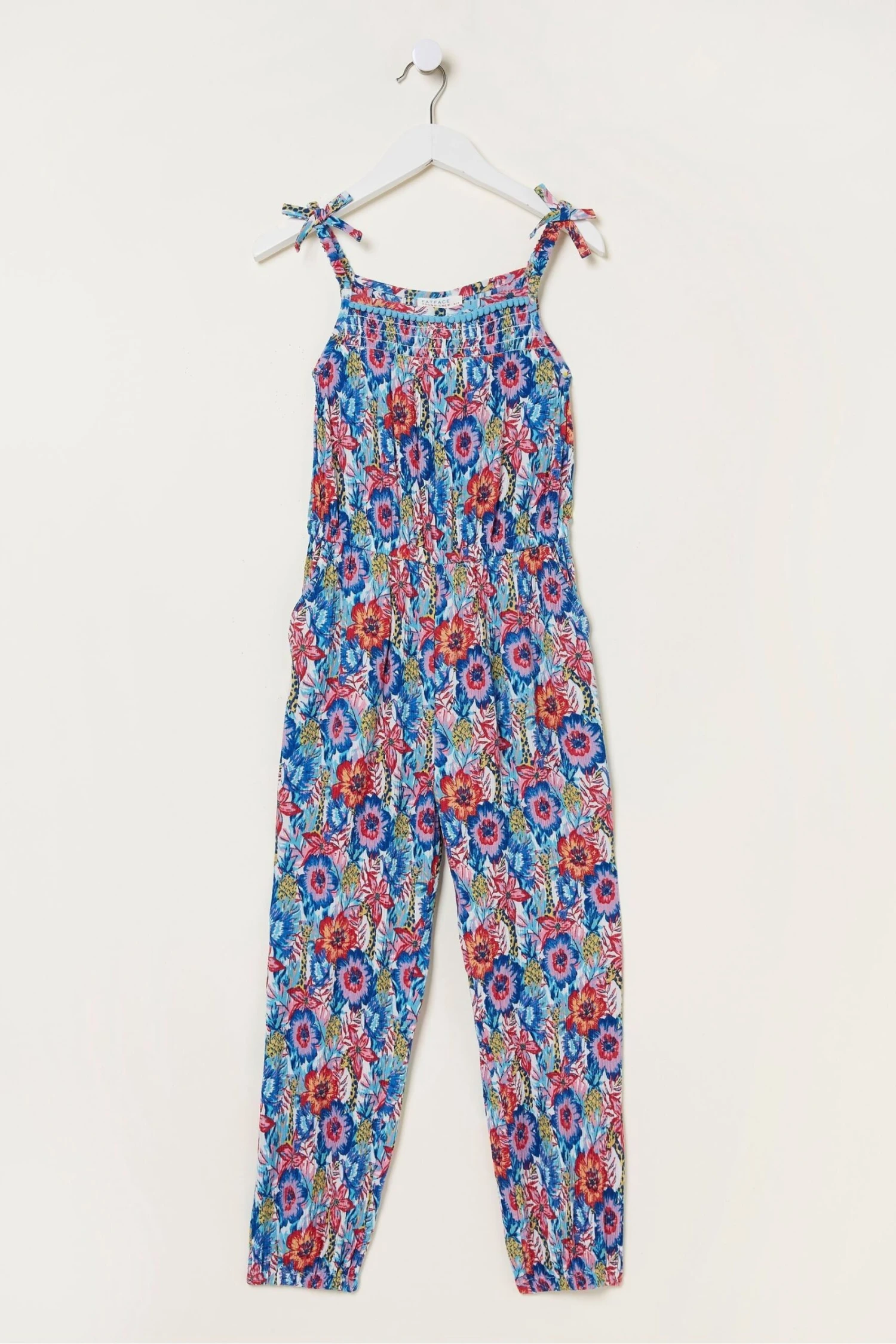 FatFace Pink Tropical Print Jumpsuit 6 FatFace Pink Tropical Print Jumpsuit - Image 4