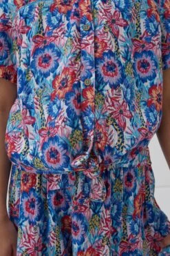 FatFace Pink Tropical Print Shirt -Fat Face Shop T52 399s5