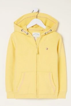 FatFace Yellow Palm Zip Hoodie -Fat Face Shop T52403s3