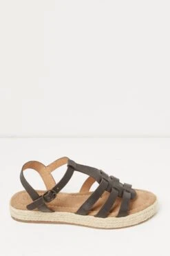 FatFace Adira Cage Espadrille Brown Sandals