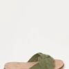 FatFace Green Andrea Weave Sandals -Fat Face Shop T53240s
