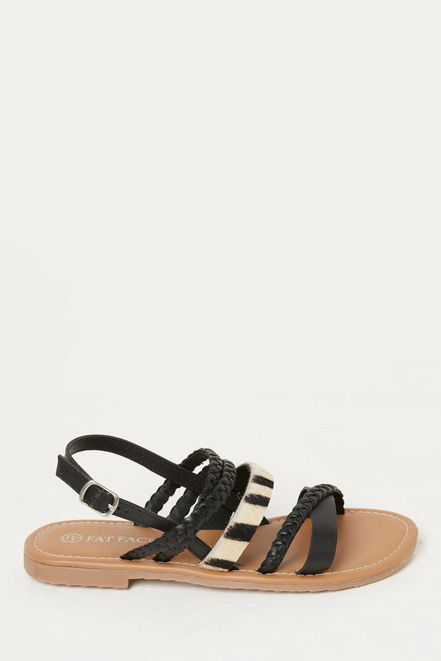 FatFace Xanthe Zebra Black Sandals 3 FatFace Xanthe Zebra Black Sandals