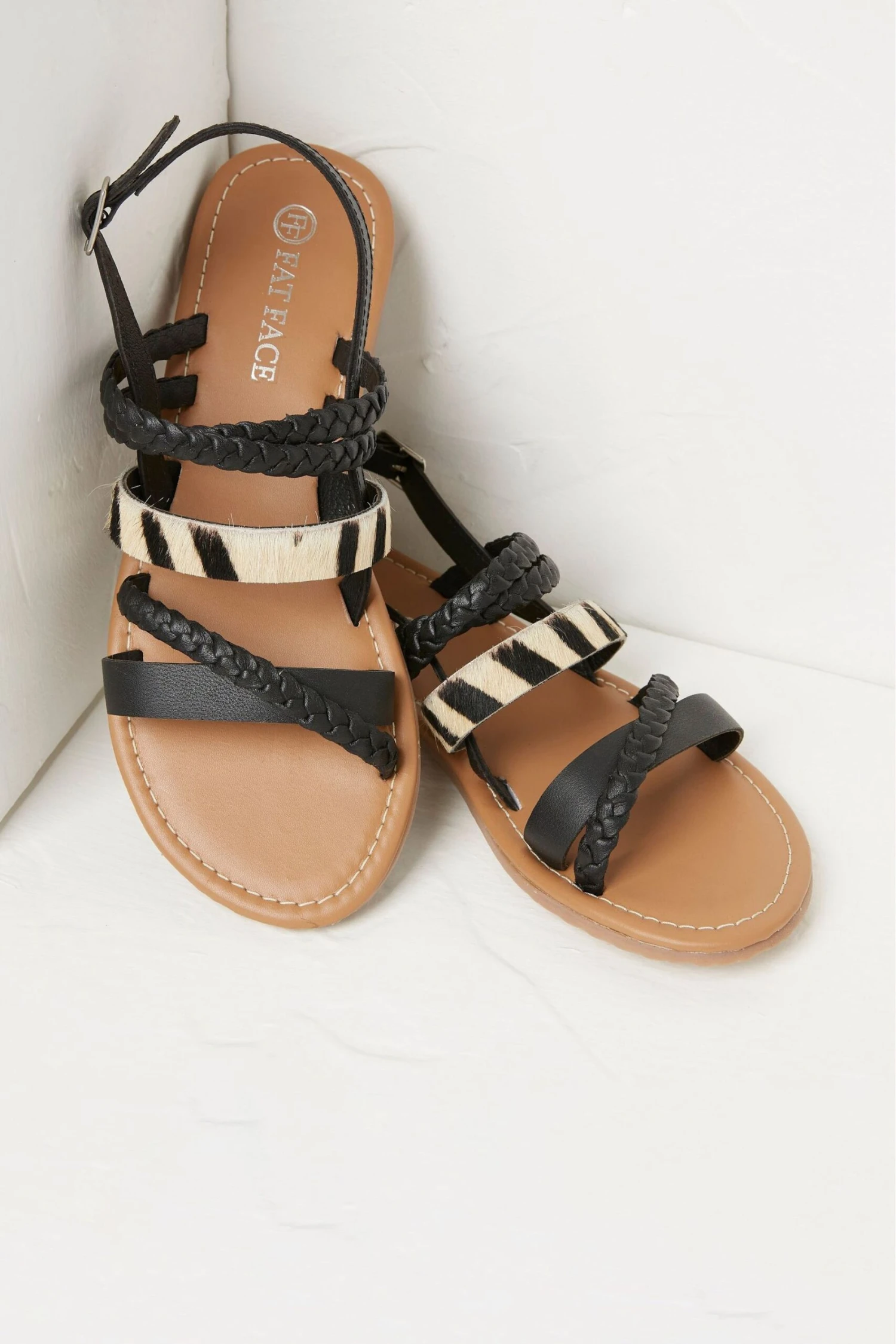 FatFace Xanthe Zebra Black Sandals 5 FatFace Xanthe Zebra Black Sandals - Image 3
