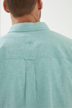 FatFace Green Bugle Micro Check Shirt -Fat Face Shop T54368s4