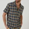FatFace Blue Kilcoy Check Shirt 2 FatFace Blue Kilcoy Check Shirt -Fat Face Shop T54627s