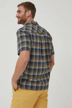 FatFace Blue Kilcoy Check Shirt -Fat Face Shop T54627s5