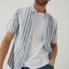 FatFace Blue Tynemouth Stripe Shirt -Fat Face Shop T54762s