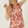 FatFace Natural Morgan Vine Floral Cami -Fat Face Shop T60 278s