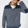 FatFace Blue Airlie Breton Sweat Top -Fat Face Shop T65509s