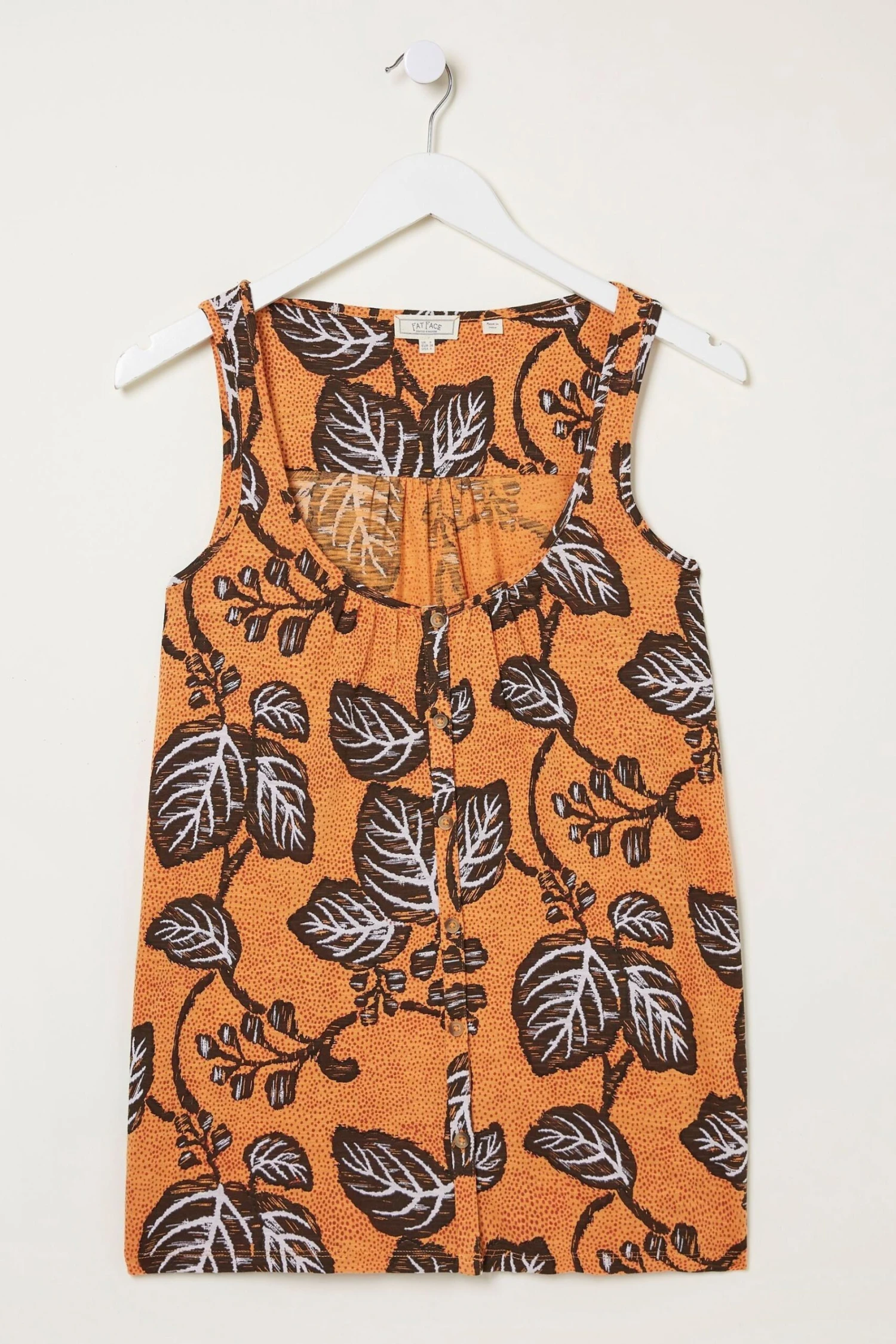 FatFace Yellow Flora Vine Floral Vest 7 FatFace Yellow Flora Vine Floral Vest - Image 5