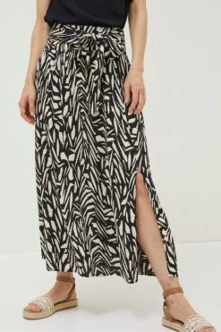 FatFace Sascha Paintstroke Midi Skirt
