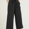 FatFace Mina Black Cropped Trousers 2 FatFace Mina Black Cropped Trousers -Fat Face Shop U04195s
