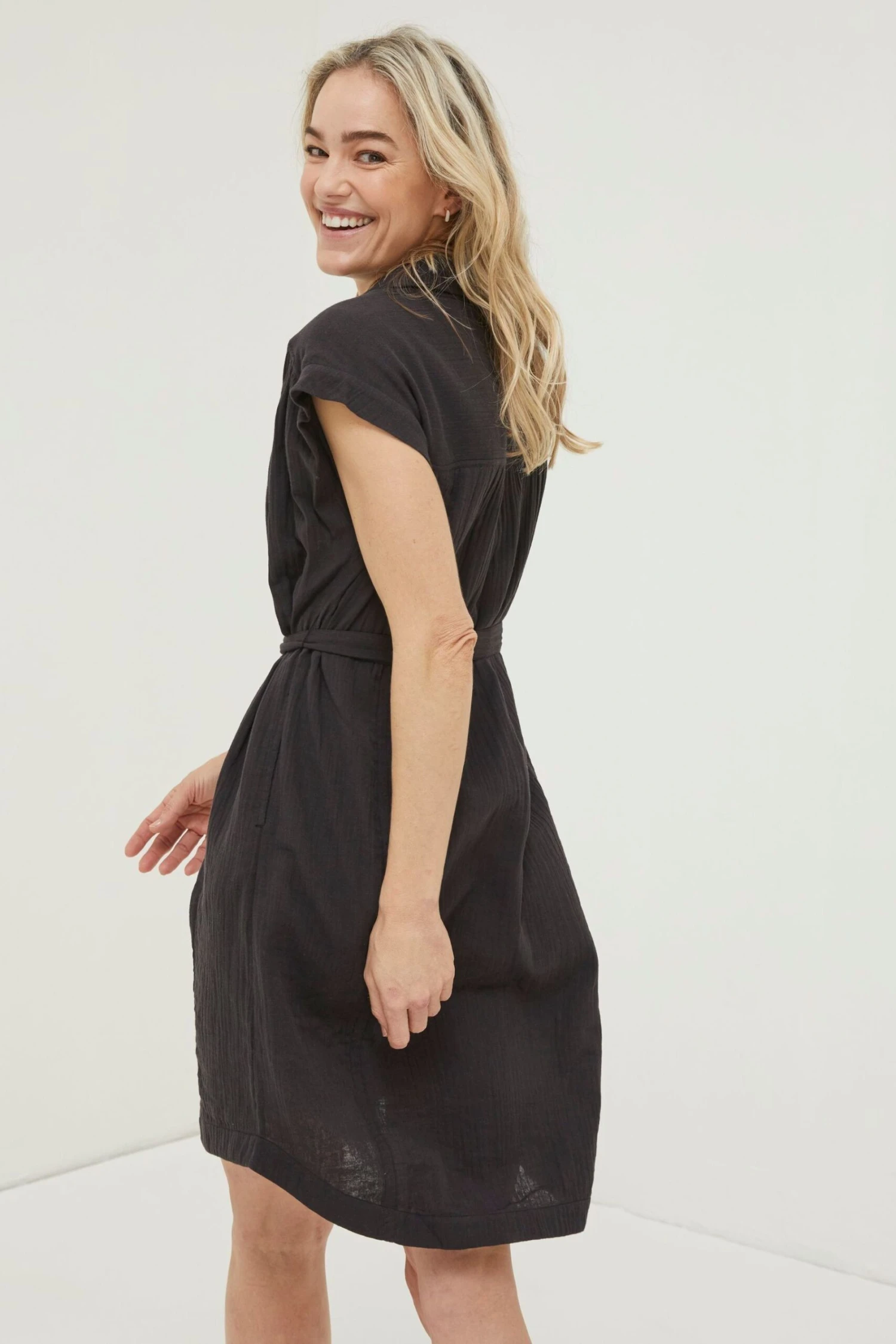 FatFace Finley Shirt Dress 4 FatFace Finley Shirt Dress - Image 2